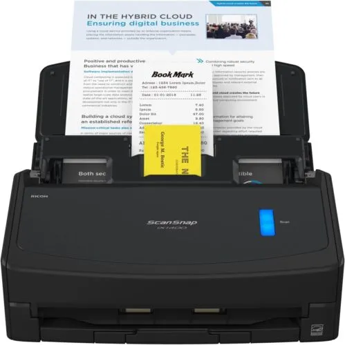 Ricoh/Fujitsu ScanSnap iX1400 One-Touch 600dpi 40ppm/80ipm Auto Duplex Scanner
