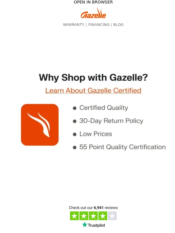 Gazelle - The hardest working buck at the North Pole isn't a reindeer