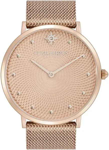 Olivia Burton Women's Celestial Ultra Slim Mesh Watch