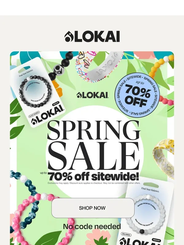 Lokai - Celebrate Spring With Up To 70% Off Sitewide!