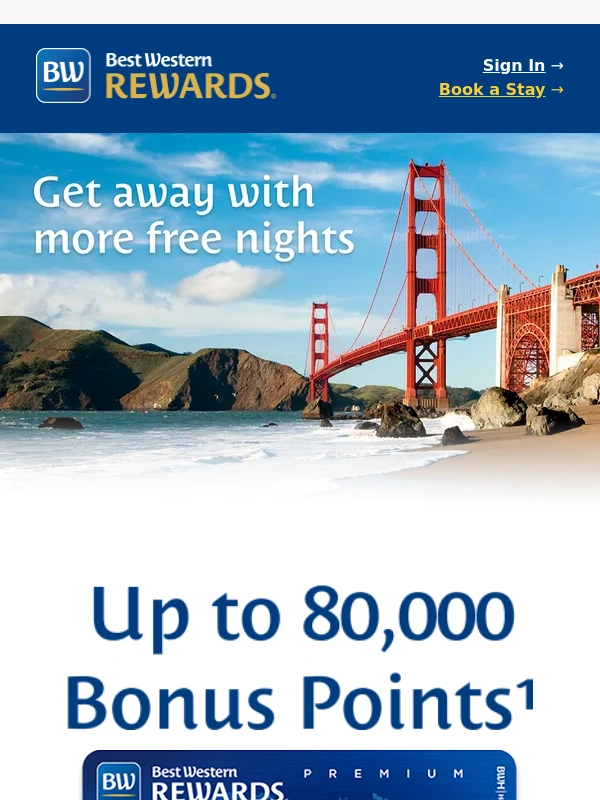 Best Western - Earn Points Faster,Turn Them Into Free Nights
