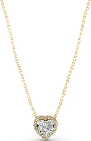 Manon Diamond Halo Pendant