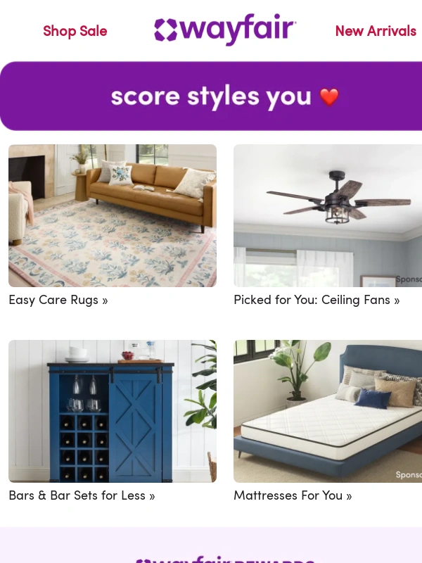 Wayfair - The EASY CARE RUGS inside = ?