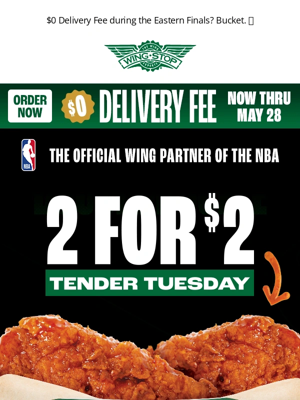 WingStop - Heating Up: 2 Tenders for $2 ?