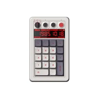 8BitDo Retro 18 Mechanical Numpad, Supports Calculator Mode, Bluetooth/2.4G/Wired Numpad for Windows and Android - N Edition $37.82