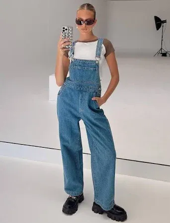 Princess Polly Kacey Long Overalls