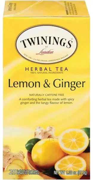 Twinings Lemon Ginger Herbal Tea