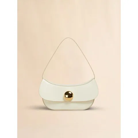 Marni Cream leather Butterfly medium hobo bag
