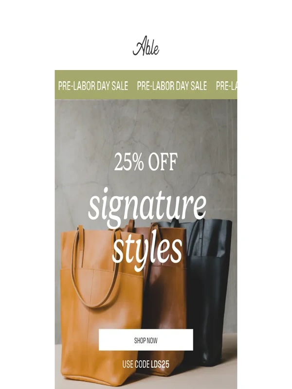 Able Fashionable - Build your dream sustainable wardrobe with us