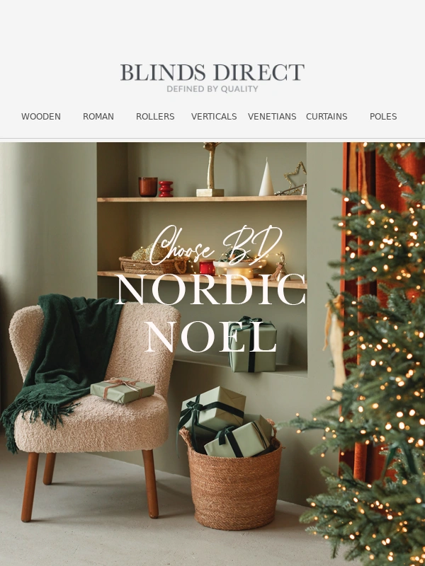 Blinds Direct - Transform your home into a winter wonderland with Nordic Noel this Christmas