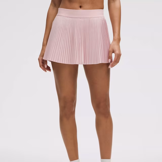 Varsity High-Rise Pleated Tennis Skirt