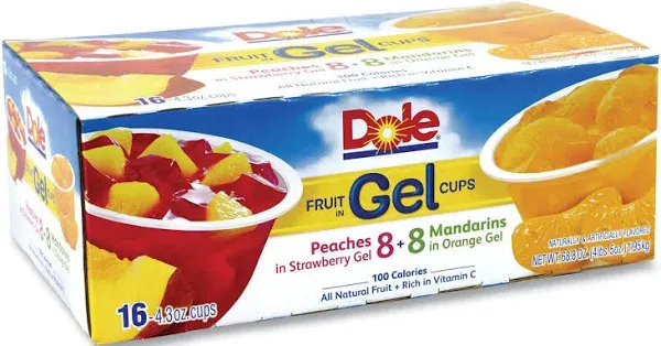 Dole Fruit in Gel Cups