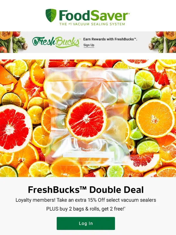 FoodSaver - Double Dip on Deals!