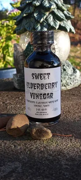 Sweetened Elderberry Vinegar