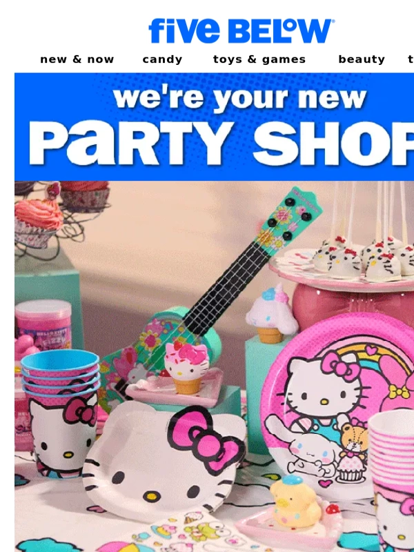 Five Below - Planning a bday party? we gotchu (way under budget,too!) ?