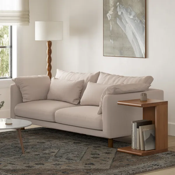 Article Leo 84.5 Slipcover Sofa - Shell Ivory