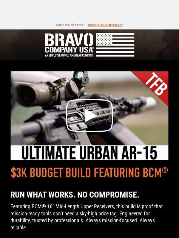 Bravo Company USA - Built for Professionals,Priced for Readiness