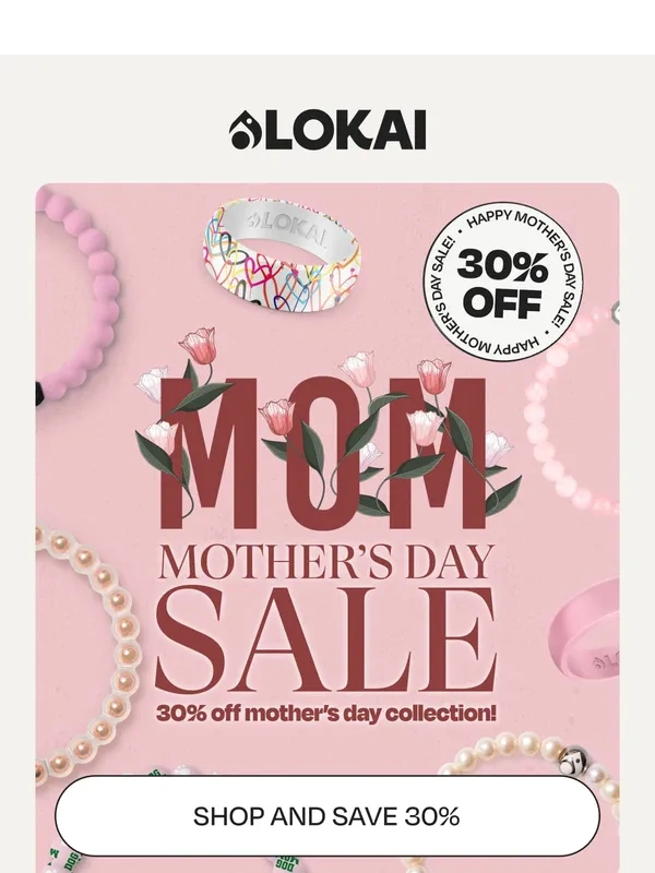 Lokai - Treat Mom. Save 30%