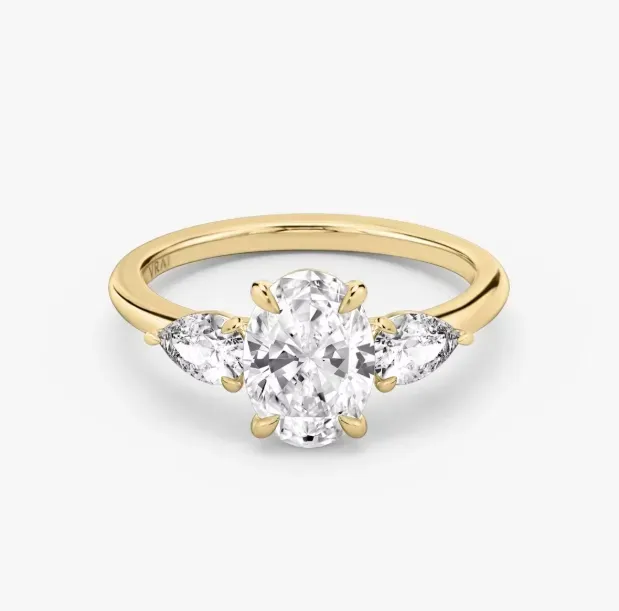 The Three Stone Oval Engagement Ring