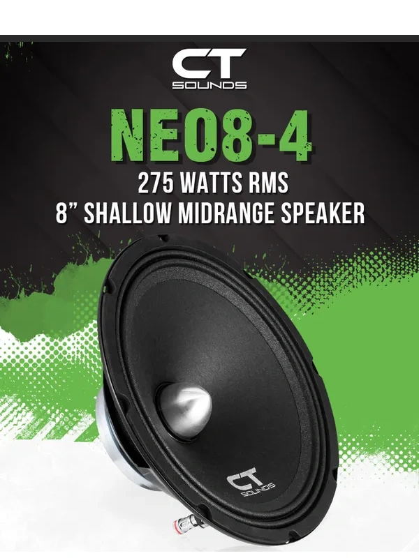 CT Sounds - Bring the Noise: NEO8-4 Midrange Speaker - Built for Loud!