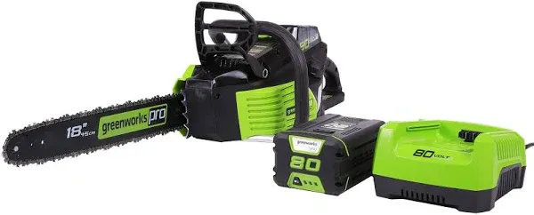 GreenWorks 80V 18-Inch Cordless Chainsaw