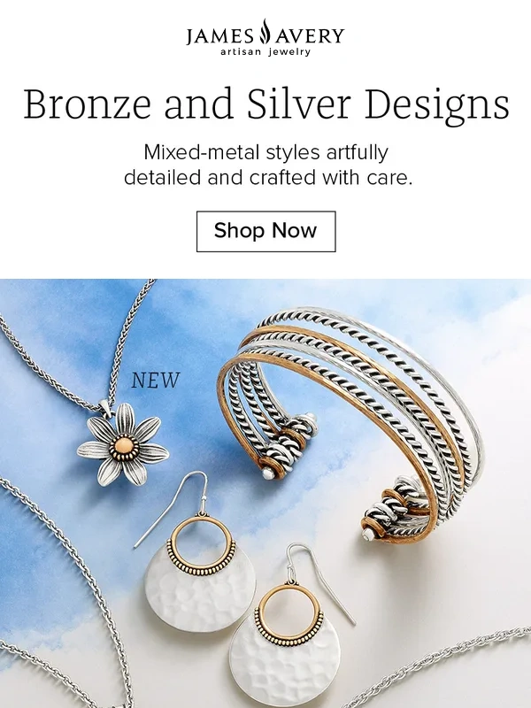 James Avery - NEW Flower Pendant and Other Mixed-Metal Designs