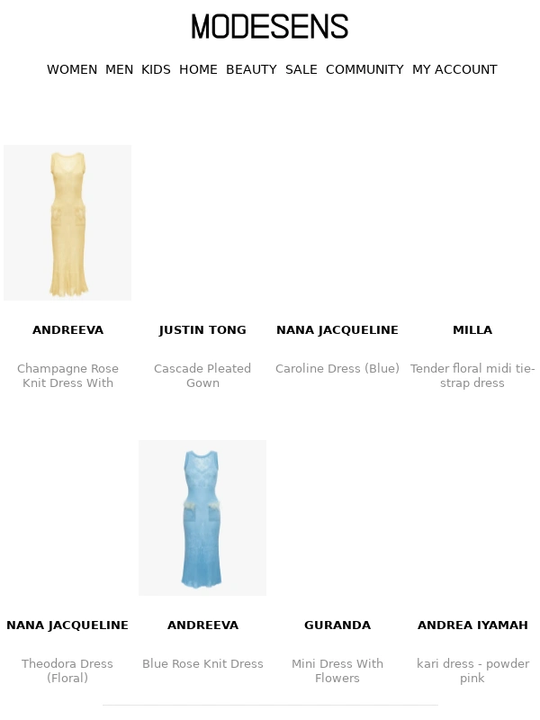 ModeSens - Easter Dressing: 20% Off at Seezona!