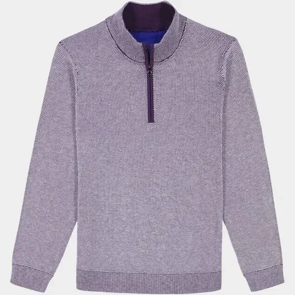 Robert Graham Men's Shane Quarter-Zip Knit Sweater