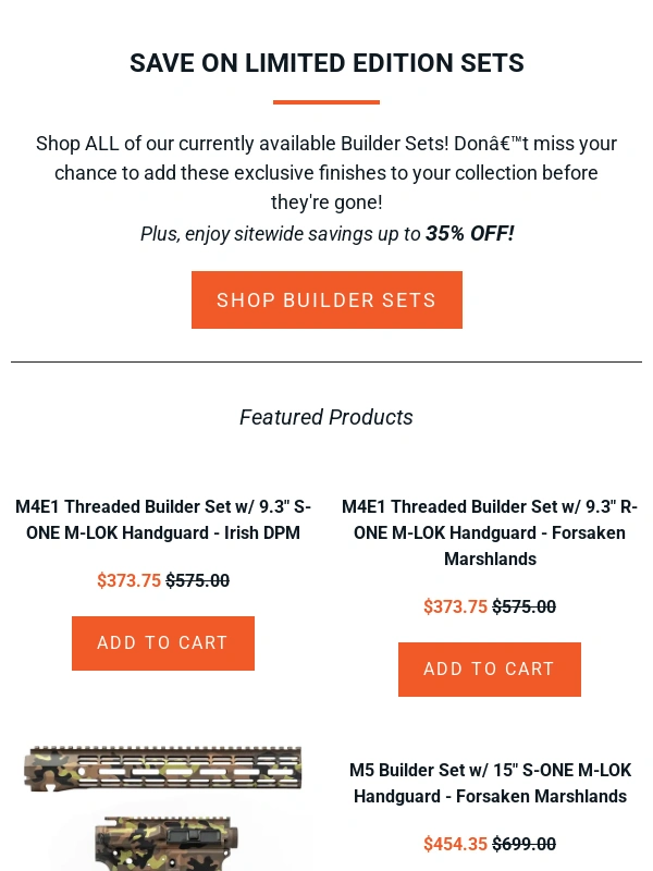 Aero Precision - ? DEEP DISCOUNTS on all in-stock Builder Sets