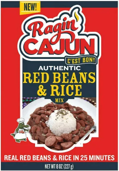 Ragin Cajun Authentic Red Beans and Rice Dinner Mix