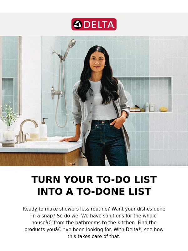 Delta Faucet - Make cleaning less of a chore ?