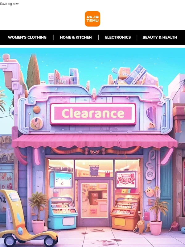 Temu - Welcome to our clearance shop