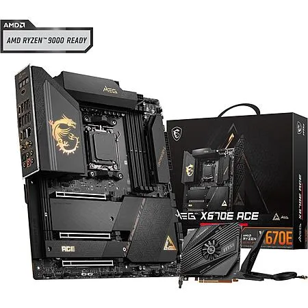 Msi meg x670e ace am5 Motherboard $419.99 at Newegg
