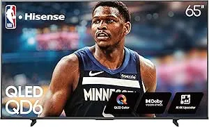 Hisense 65" Class QD6 Series (65QD6QF, 2025 Model) QLED 4K UHD Smart Fire TV, Voice Remote with…