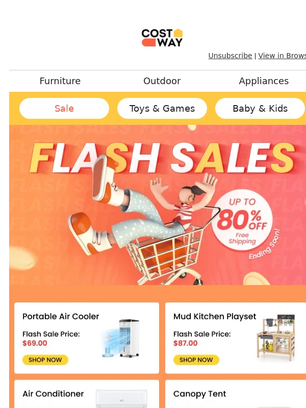 Costway - ?Weekly Flash Deals | Up to 60% OFF & 1000+ Items Available