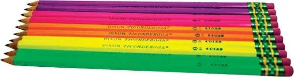 Ticonderoga Neon Pencils