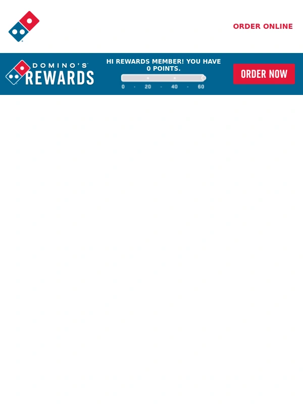 Dominos - ? Free Pizza for a Year: May Giveaway is Here!