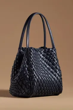 By Anthropologie The Hollace Tote: Woven Mini Edition
