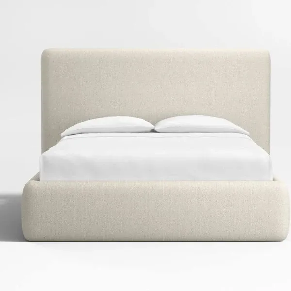 Crate & Barrel Anneli Upholstered Queen Bed