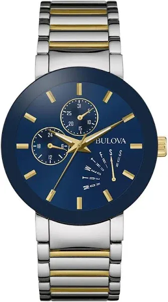 Bulova Men's Futuro Blue Dial Watch
