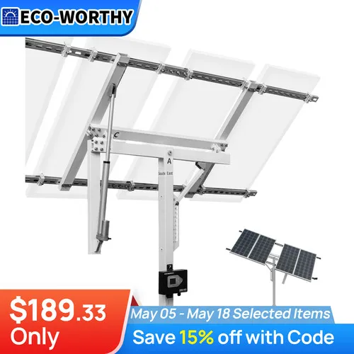Eco-Worthy Solar Panel Single Axis Tracking System