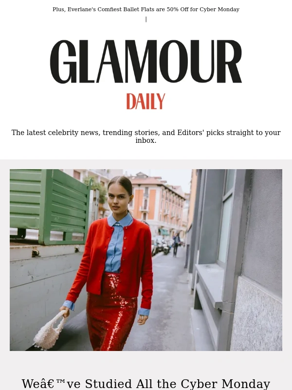 Glamour - We’ve Studied All the Cyber Monday Sales–Here’s What’s Worth Buying Before Midnight”