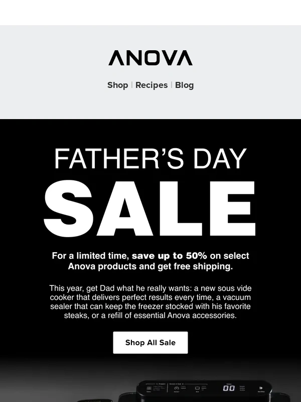 Anova - Get dad what he really wants