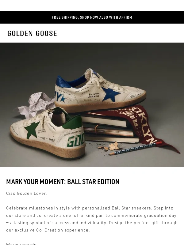 Golden Goose Deluxe Brand - Didn't See Our Graduation Gift Ideas?