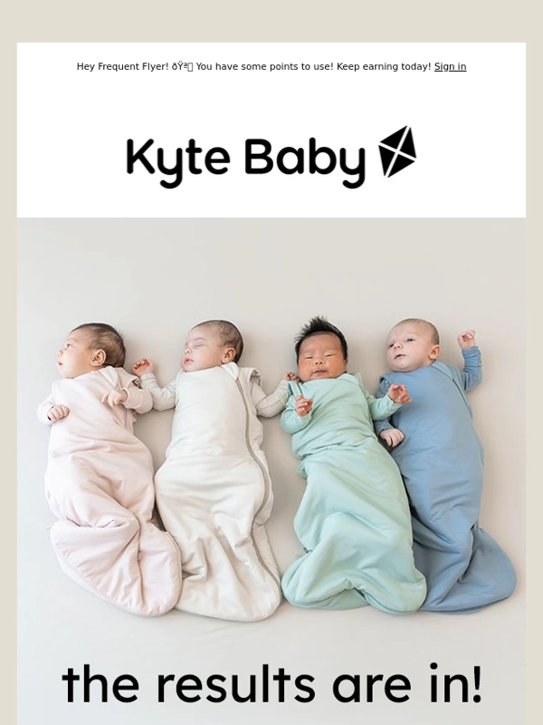 Kyte Baby - Want 2+ hrs more sleep? ?