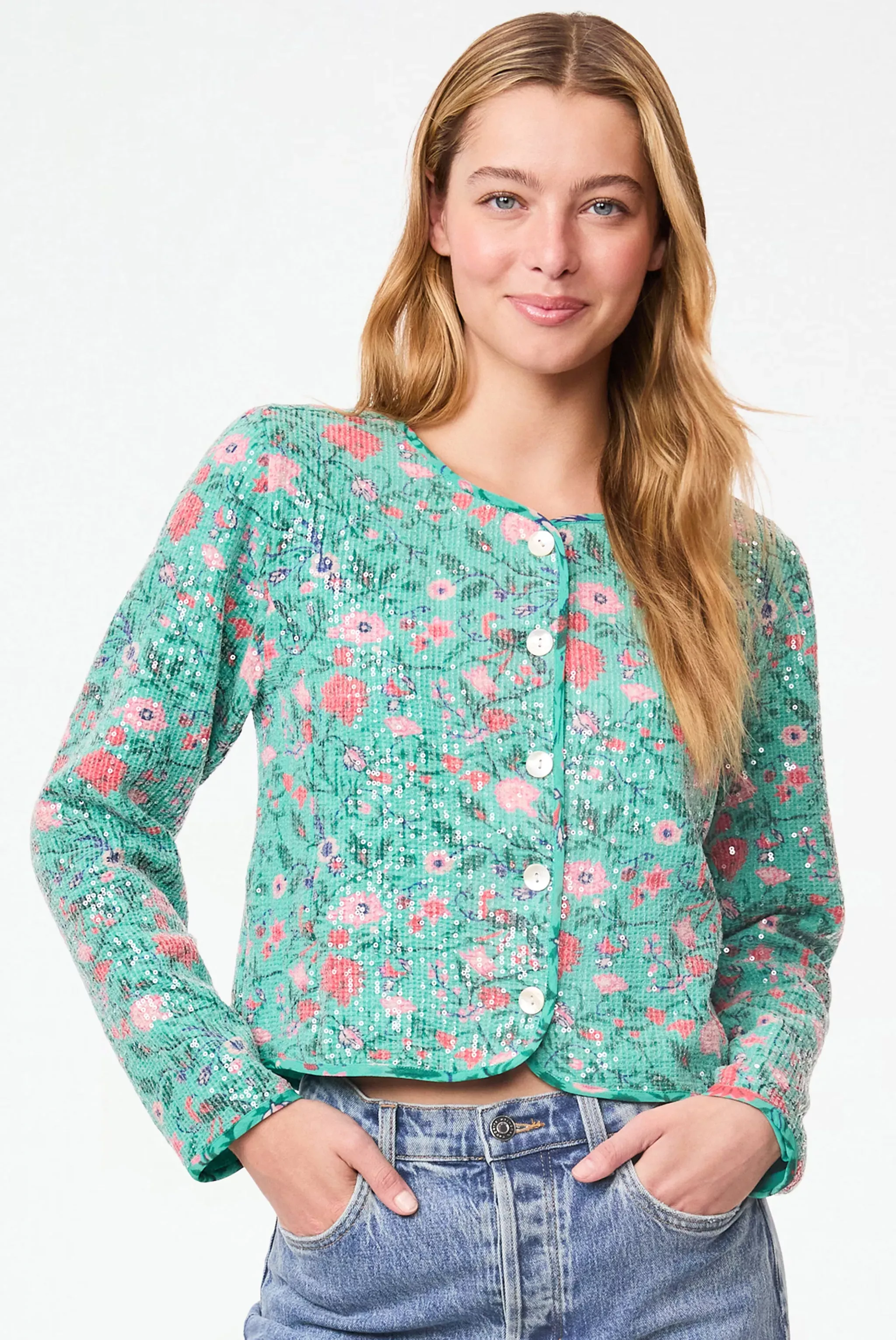 Roller Rabbit Pavone Floral Rosana Jacket