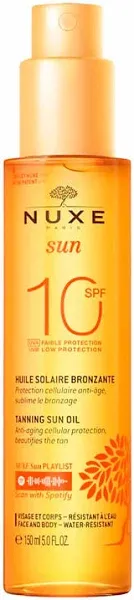 Nuxe Sun Tanning Oil Face & Body SPF10