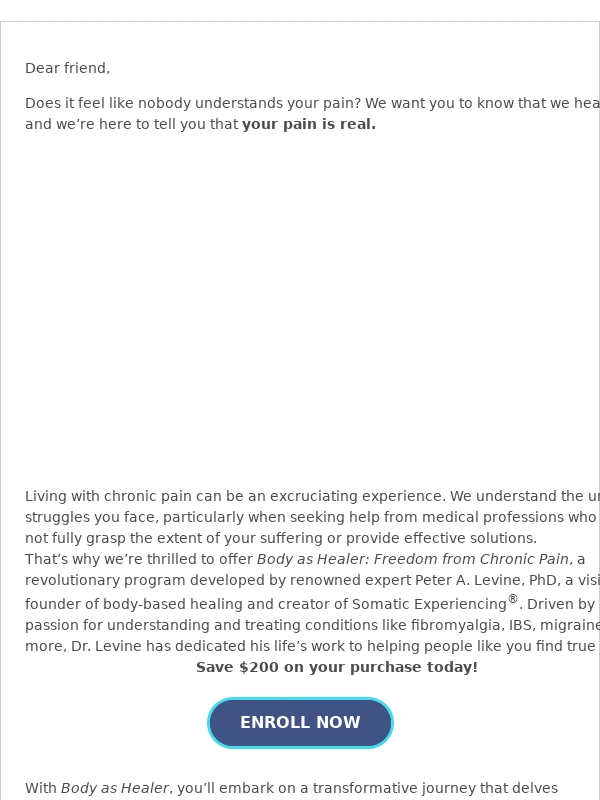 Sounds True - Join the Body as Healer Program
