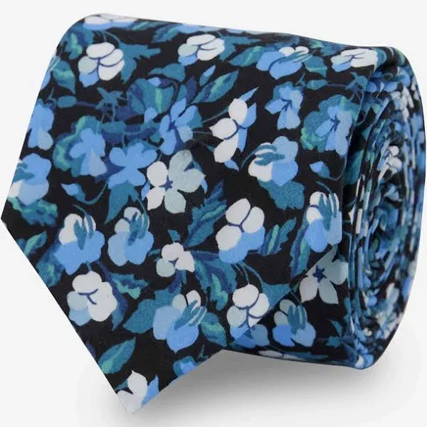 Modern Cotton Floral Tie