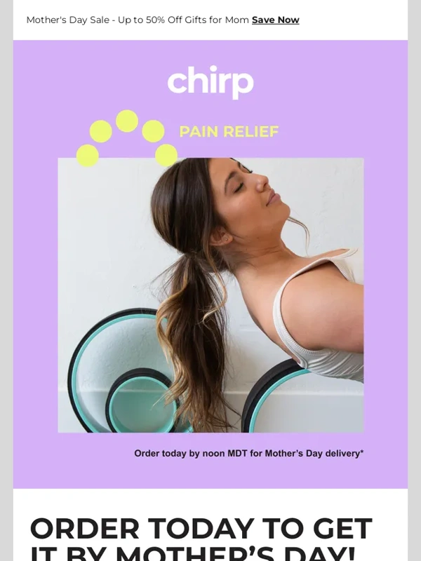 Chirp - Still Shopping for Mom?